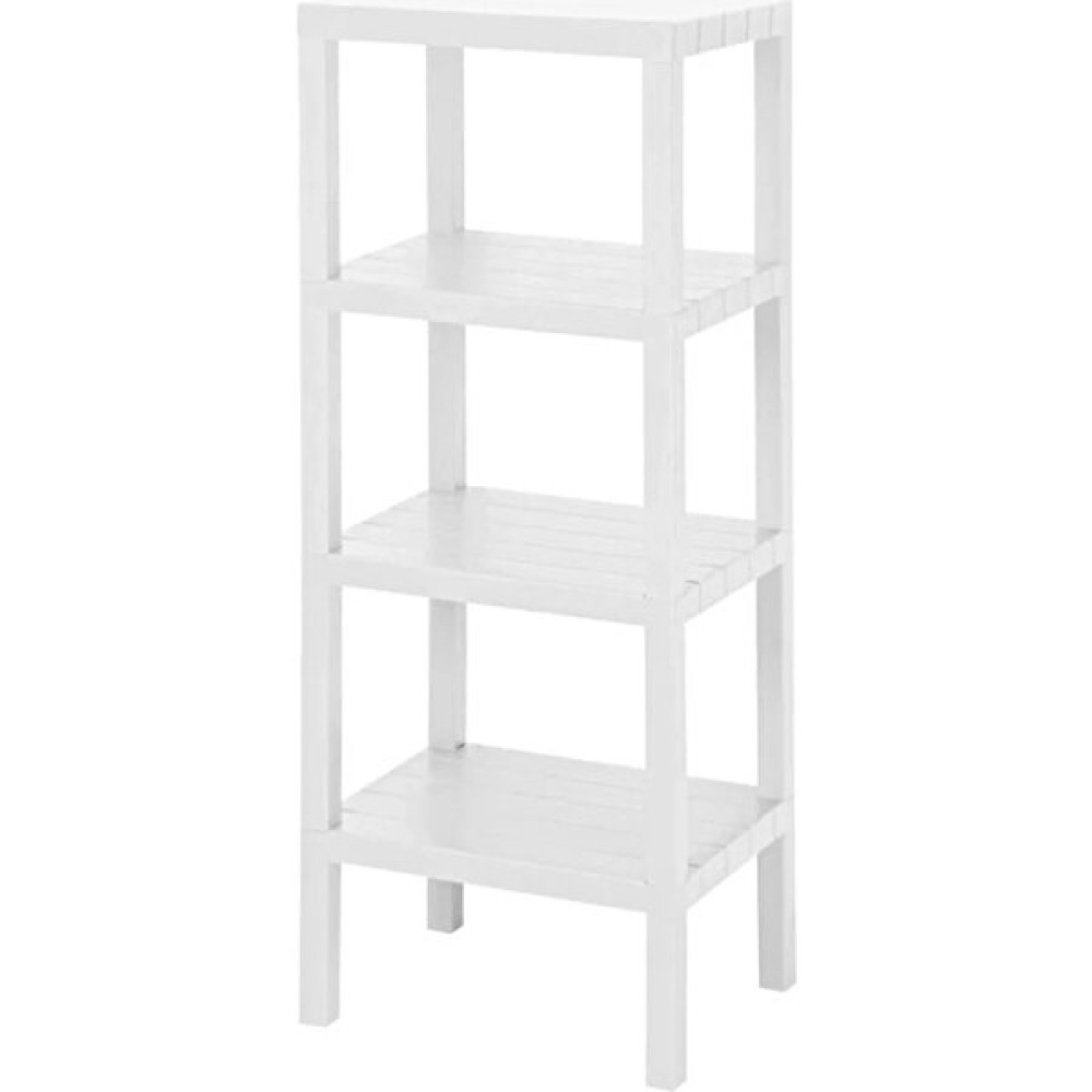 Mutfak Köşesi Shelf 4 Katlı Düzenleyici Raf Ünitesi, Kitaplık, Banyo Dolabı, Mutfak Rafı, Organizer - Beyaz Banyo Dolabı / Mobilyası Fiyatı