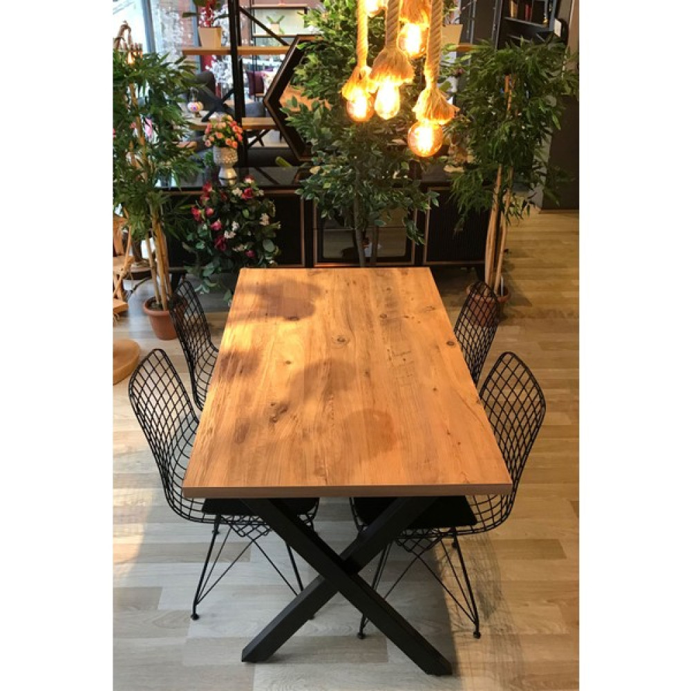 Mutfak Masası + 4 Sandalye x Ayk Atlantik 120-80 Masa - Sandalye Seti / Takımı Fiyatı
