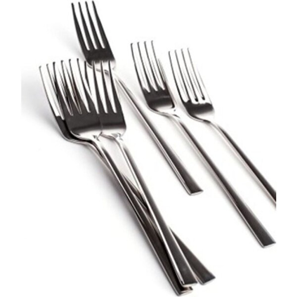 Mutfakçım Yemek Çatalı 6lı Takım (Paslanmaz Çelik) Gül Çelik - Gri Çatal / Kaşık / Bıçak Takımları Fiyatı