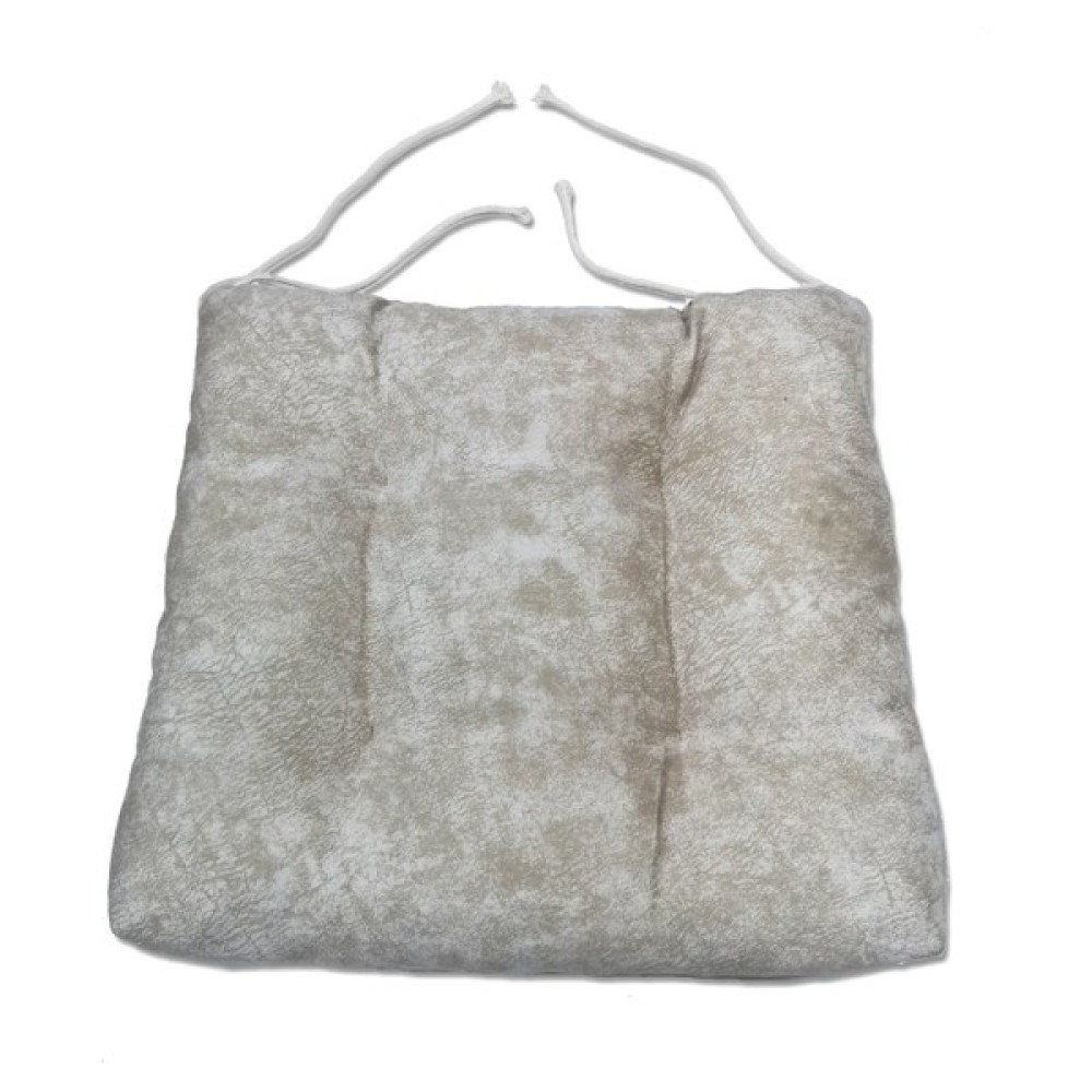 Mutfakta Moda Minder / Özel Desenli Tay Tüyü Bej Sandalye Minderi - 40 x 40 cm Salon & Oturma Odası Tekstili Fiyatı