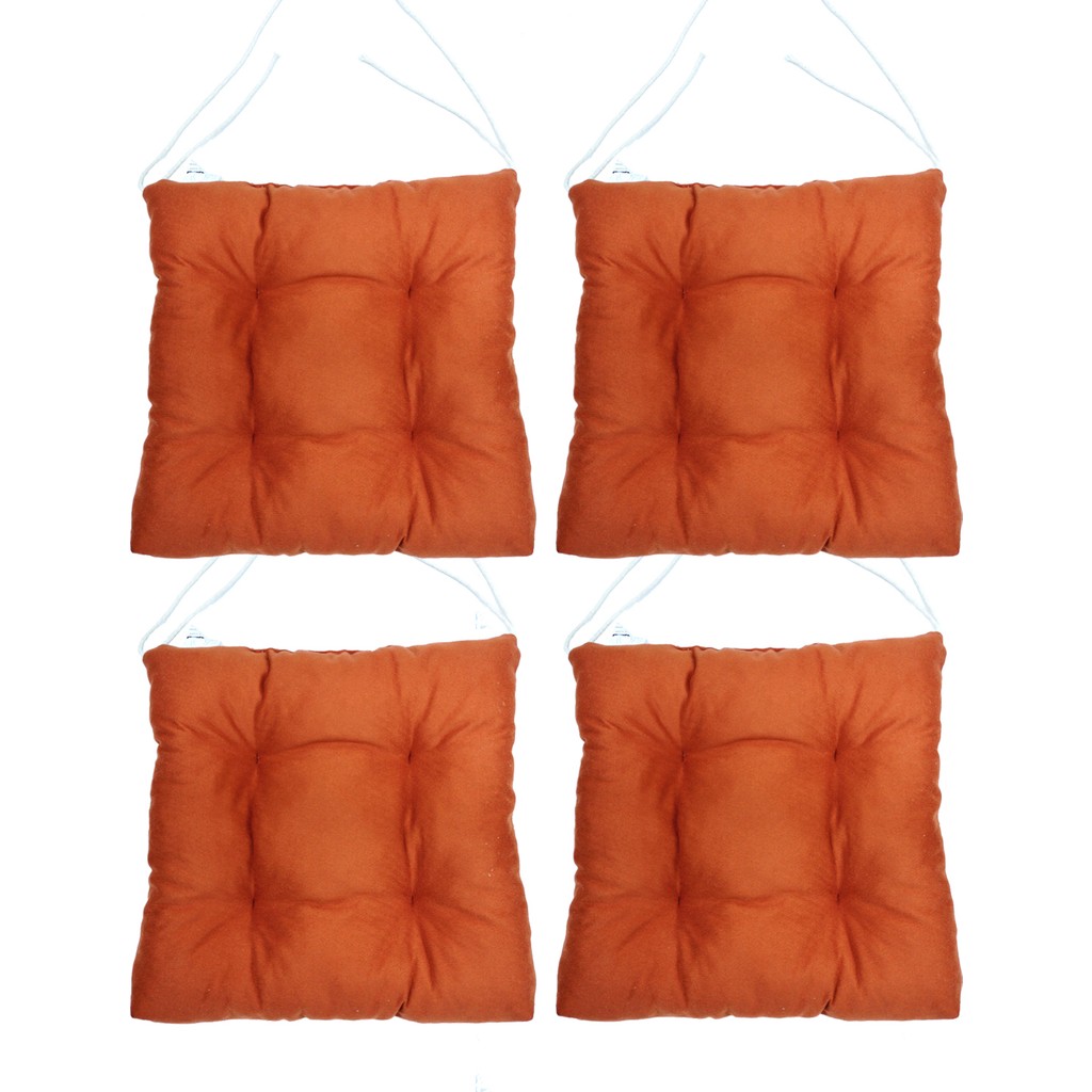 Mutfakta Moda Tarçın Bahar Serisi 4 Lü Sandalye Minderi - Renkli - 40 x 40 cm Standart Sandalye Fiyatı
