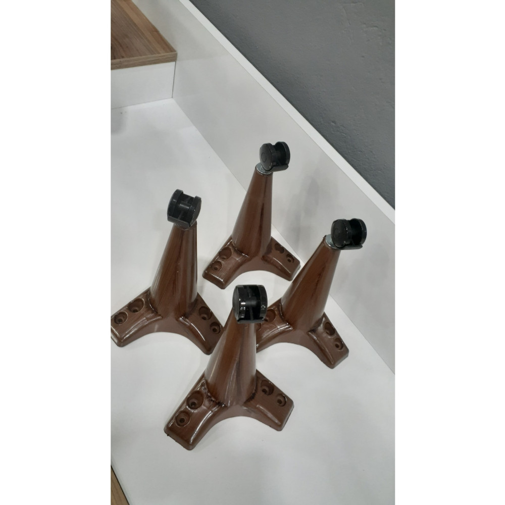 MUTLU ALIŞVERİŞ MERKEZİ Tekerlekli Sihirli Sehpa Masa Ayağı 360 Derece Dönebilen 20 Cm 4 Adet Ceviz. Vida Hediyeli!!! Nalburiye & Hırdavat Fiyatı