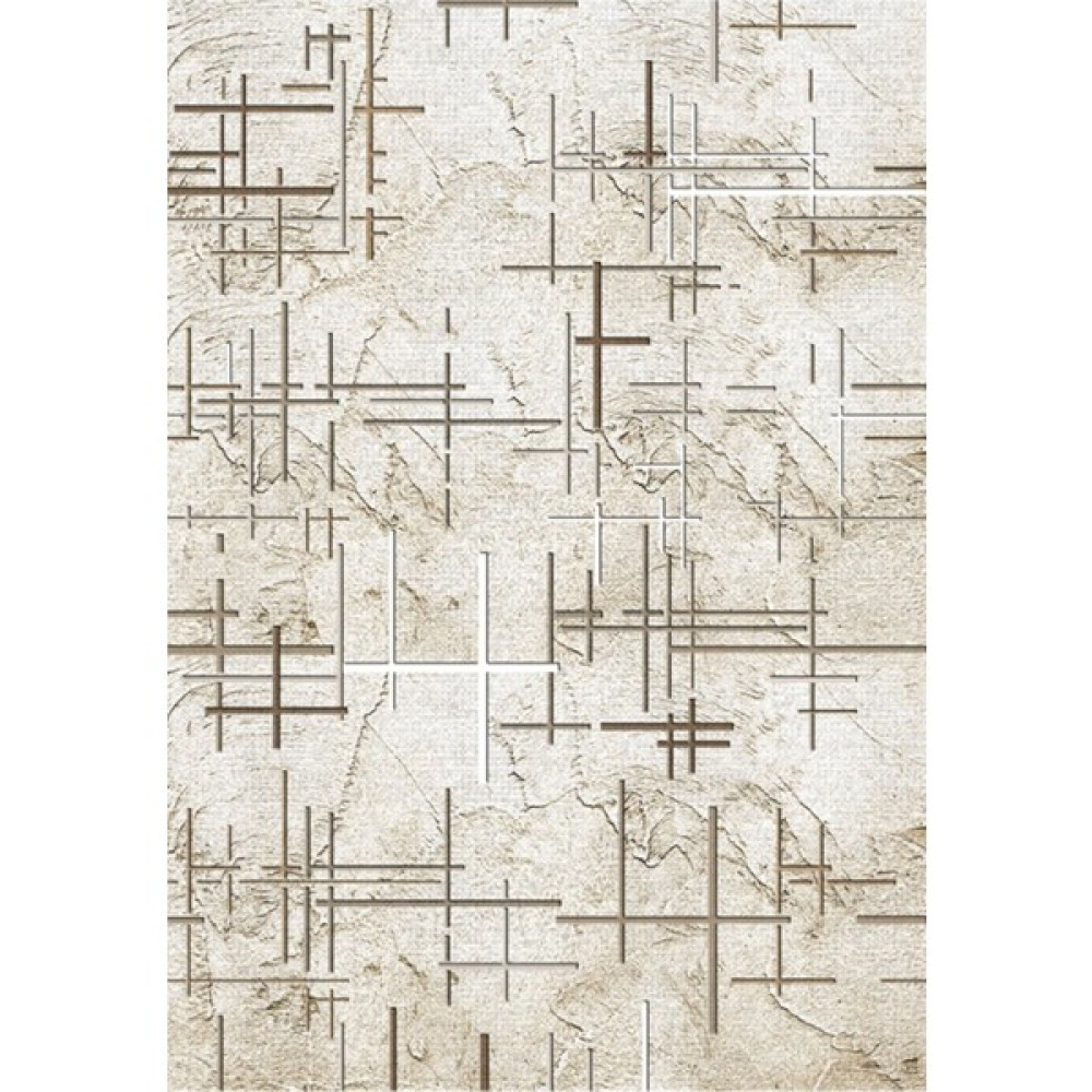 Mutlu Çeyiz Süngerli Lastikli Kaymaz Yıkanabilir Dijital Baskılı Halı Örtüsü MC37 - Krem - Kahverengi - 200 x 300 cm Salon & Oturma Odası Tekstili Fiyatı