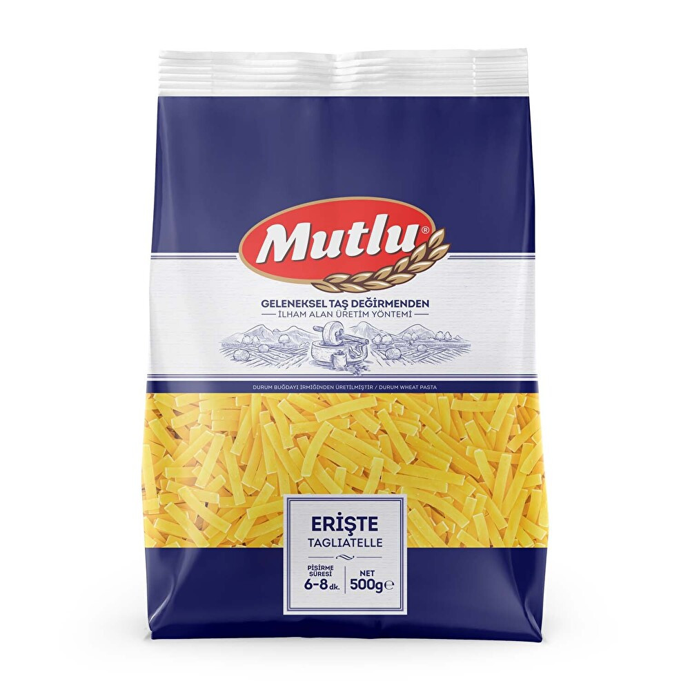 Mutlu Erişte Makarna  500 g Makarnalar Fiyatı