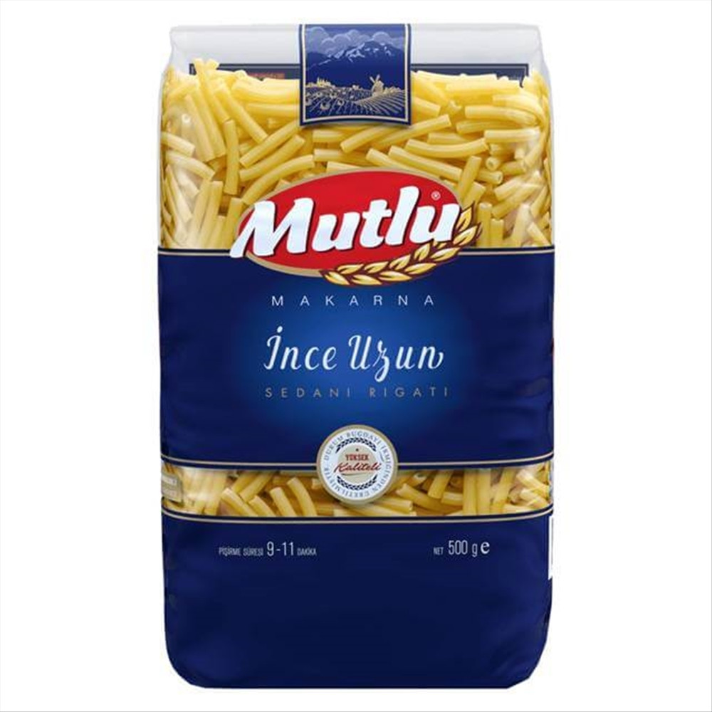 Mutlu Makarna İnce Uzun 500 g Makarnalar Fiyatı