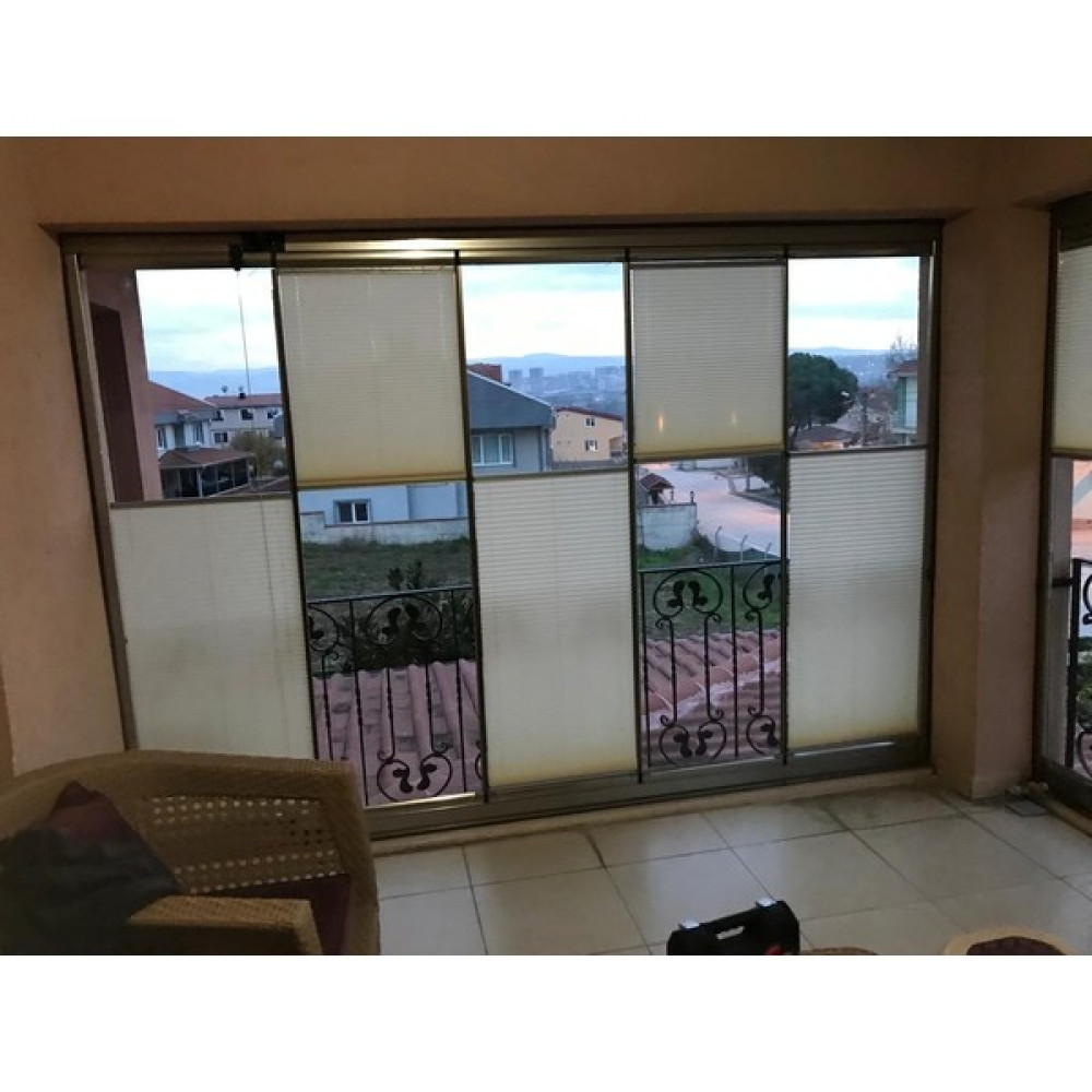 Mutlu Plise Plise Perde - Krem - 30 x 100 cm Stor Perde Fiyatı