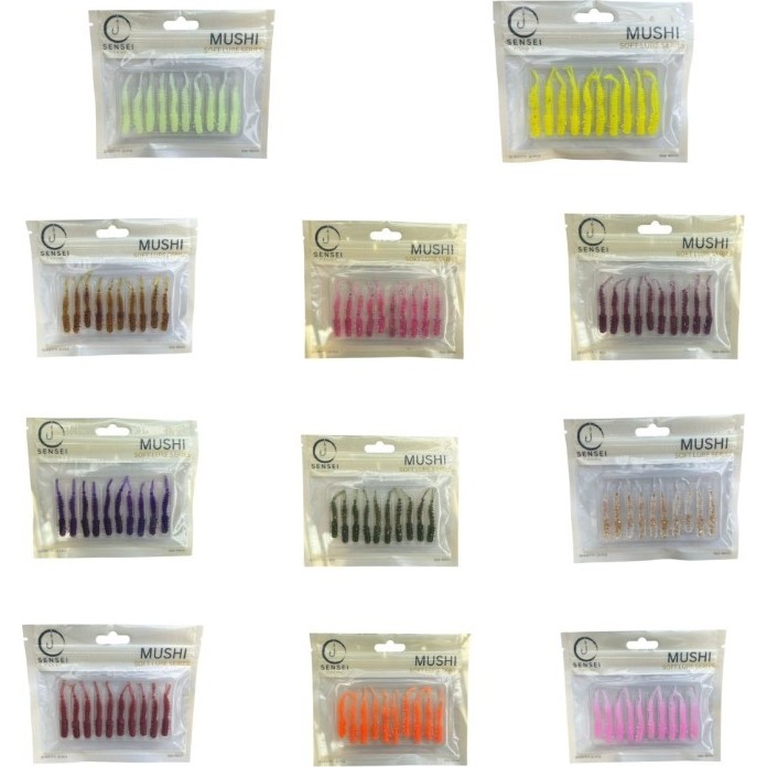 Mutlu Sensei Mushi Soft Lure 45MM Floating Silikon Yem SSD / Solid State Drive Fiyatı
