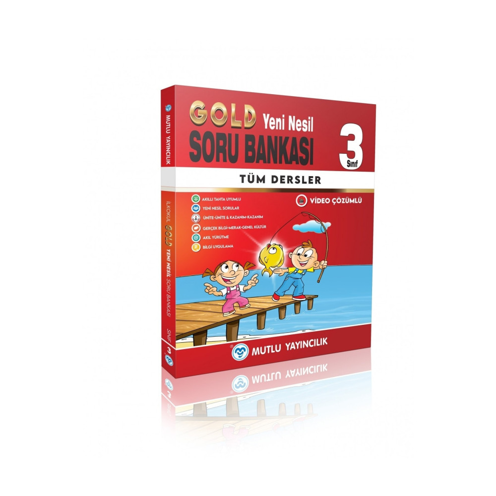 Mutlu Yayıncılık 3. Sınıf Gold Yeni Nesil Tüm Dersler Soru Bankası Yardımcı Kitaplar Fiyatı