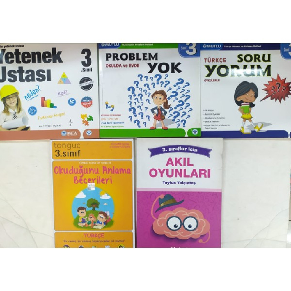Mutlu Yayıncılık 3. Sınıf Usta Serisi - 3 Kitap+Akıl Oyunları+Tonguç Okuduğunu Anlama Becerileri Ders Sınav Kitapları Fiyatı