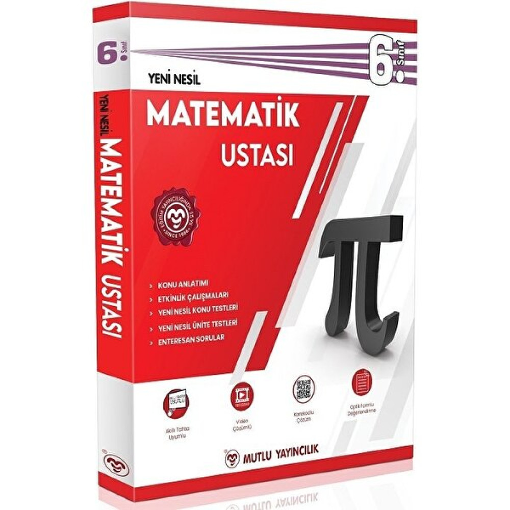 Mutlu Yayıncılık 6. Sınıf Matematik Ustası Matematik Fiyatı