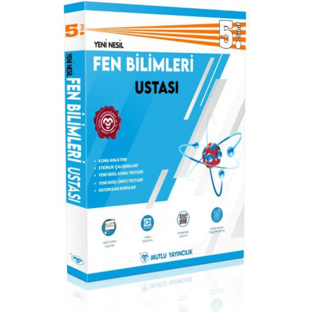 Mutlu Yayıncılık Mutlu 5. Sınıf Yeni Nesil Fen Bilimleri Ustası Kaynak Kitapları Fiyatı
