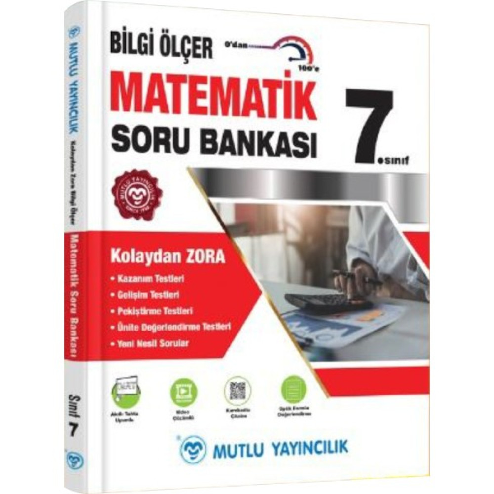 Mutlu Yayıncılık Mutlu Yayınları 7. Sınıf Matematik Bilgi Ölçer Soru Bankası Matematik Fiyatı