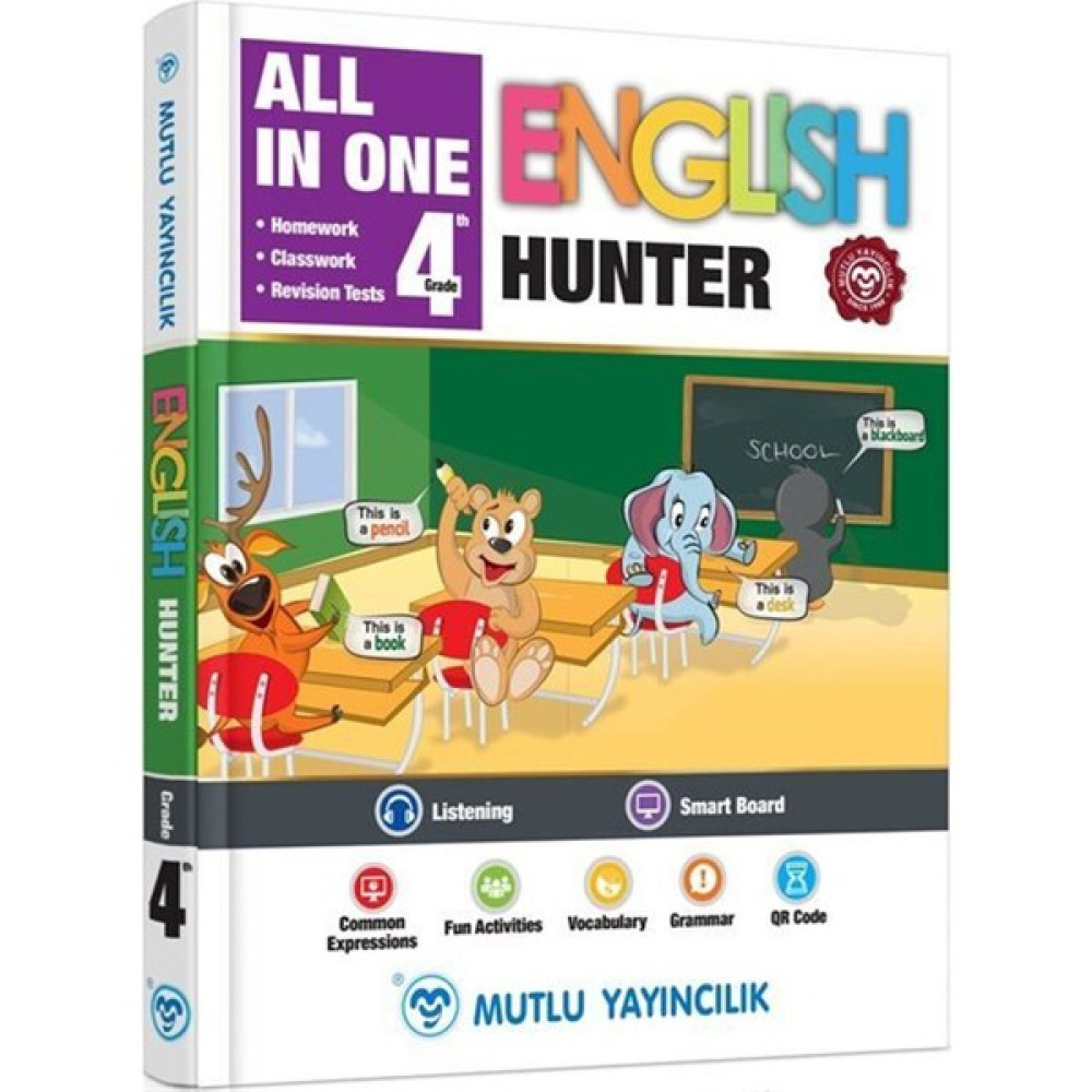 Mutlu Yayıncılık Mutlu Yayınları Englısh Hunter 4.sınıf Kaynak Kitapları Fiyatı