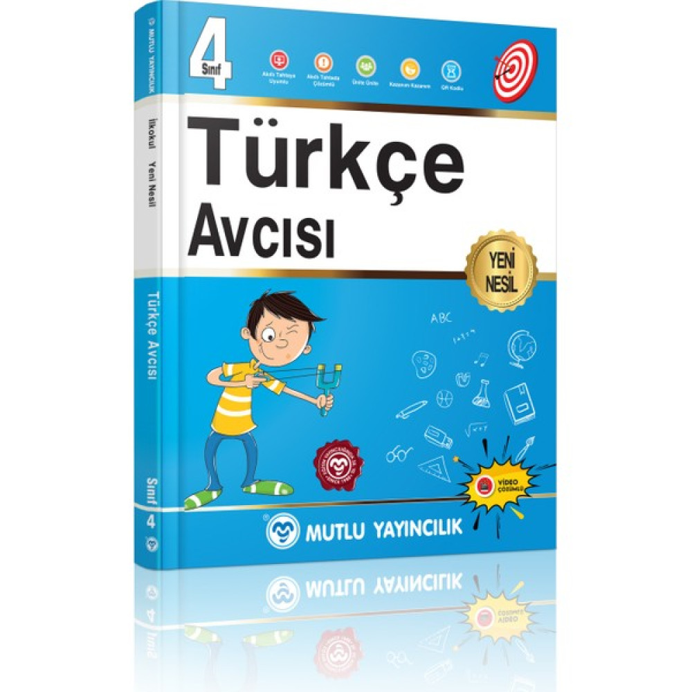 Mutlu Yayınevi 4. Sınıf Avcı Serisi Türkçe Matematik Fen Bilimleri Avcısı Seti Mutlu Yayınları Tüm Dersler Fiyatı