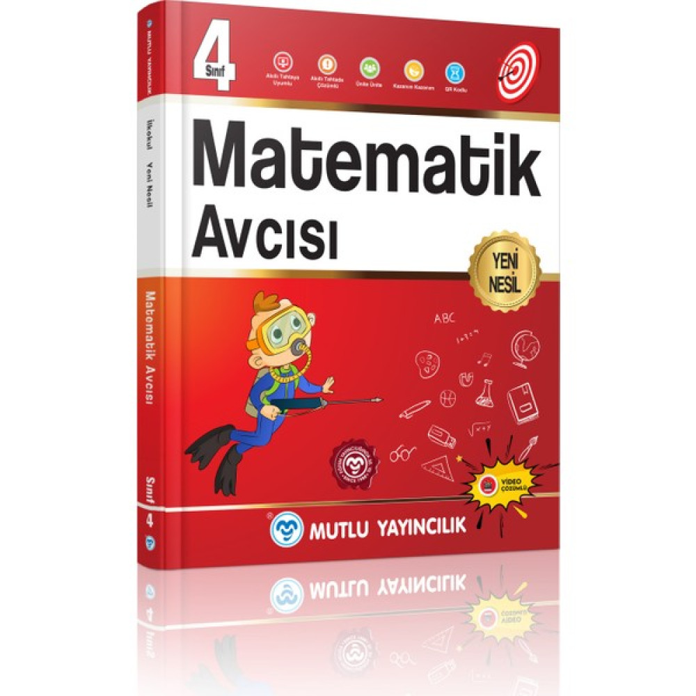 Mutlu Yayınevi Yeni Nesil Matematik Avcısı 4.sınıf Matematik Fiyatı