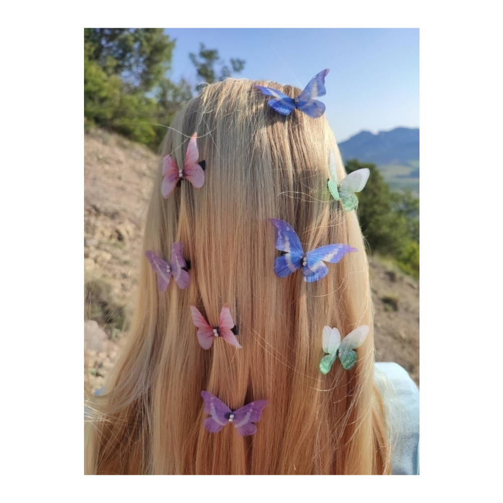 MutluBiDünya Lily 4 Adet Karışık Renk Kelebek Model Klips Toka Toka, Taç & Saç Bandı Fiyatı