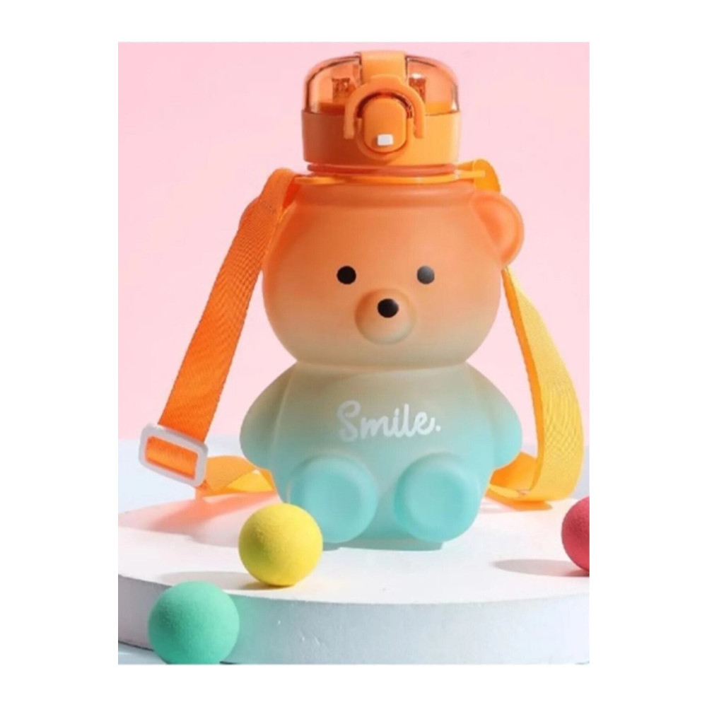 MUTLUHOME Smile Ayıcık Model Su Matarası Su Şişesı Suluk 800 ml Suluk Çocuk Okul Su Şişesi Karışık Gönderilir Suluk Fiyatı