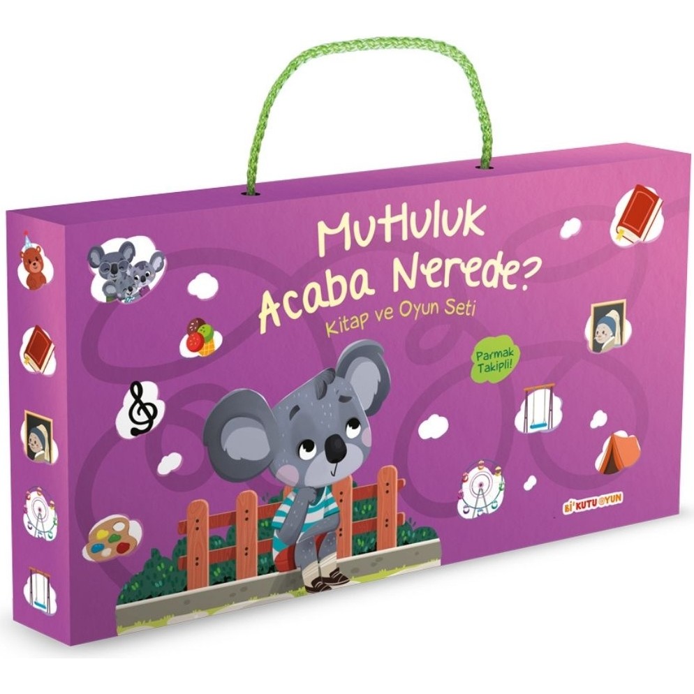 Mutluluk Acaba Nerede? – Kitap ve Oyun Seti (Parmak Takipli) Diğer Fiyatı