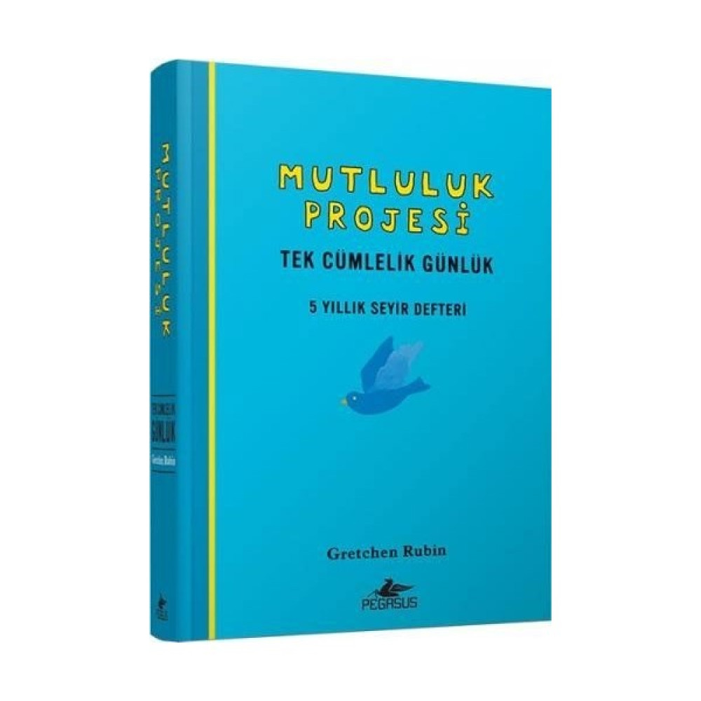 Mutluluk Projesi - Tek Cümlelik Günlük: 5 Yıllık Seyir Defteri (Ciltli) - Gretchen Rubin Mektup - Anı - Günlük - Anlatı Fiyatı
