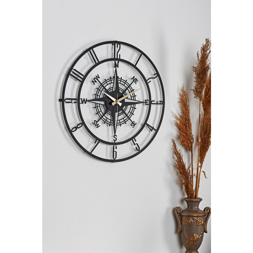 Muyika Design Muyika Bunnela Metal Siyah Oval Duvar Saati 50X50Cm Sessiz Mekanizma Dekoratif Özellik - 50 x 50 cm SSD / Solid State Drive Fiyatı