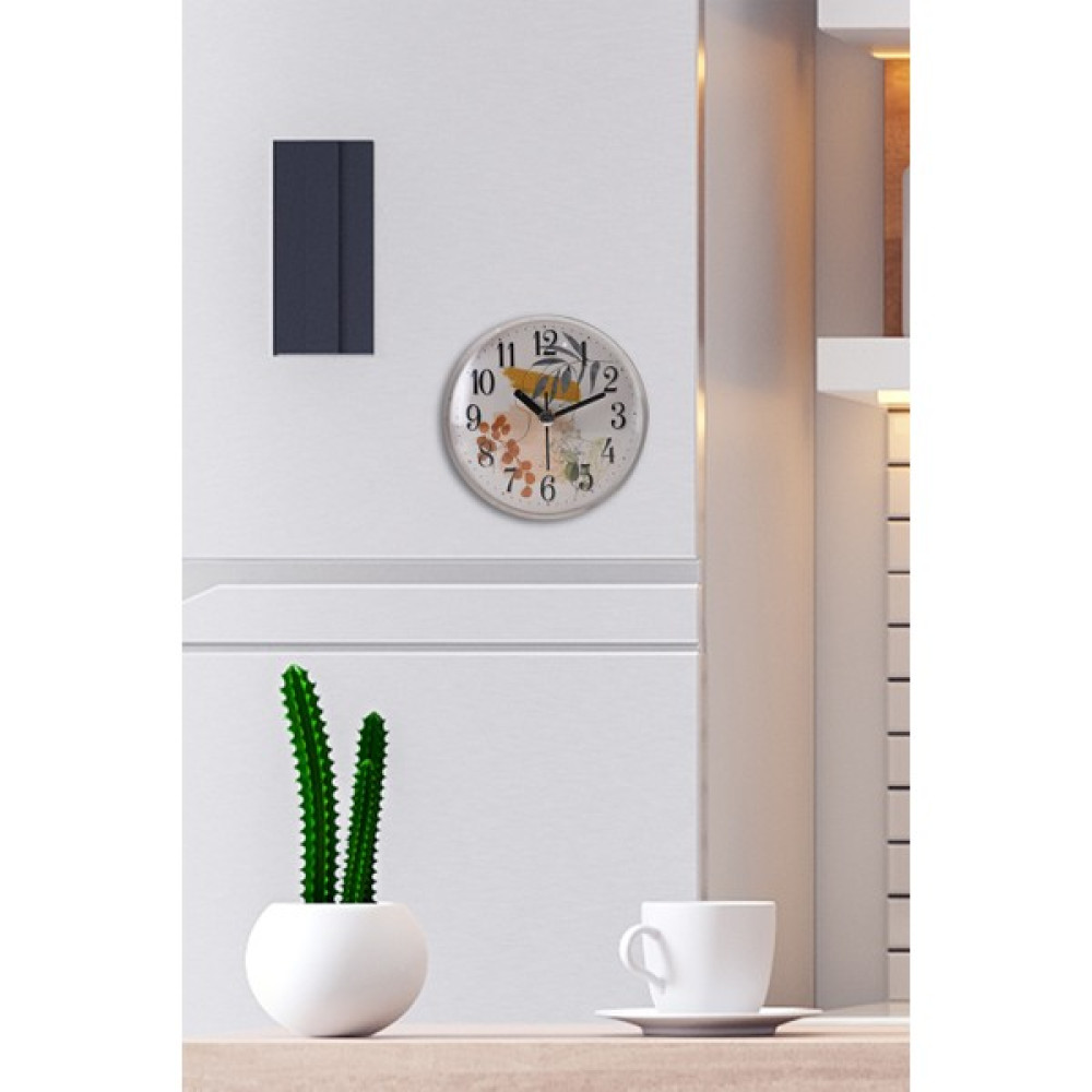 Muyika Design Muyika Kiely Mıknatıslı Viso Buzdolabı Saati 11 cm Bds-Y - Renkli Dekoratif Saat Fiyatı