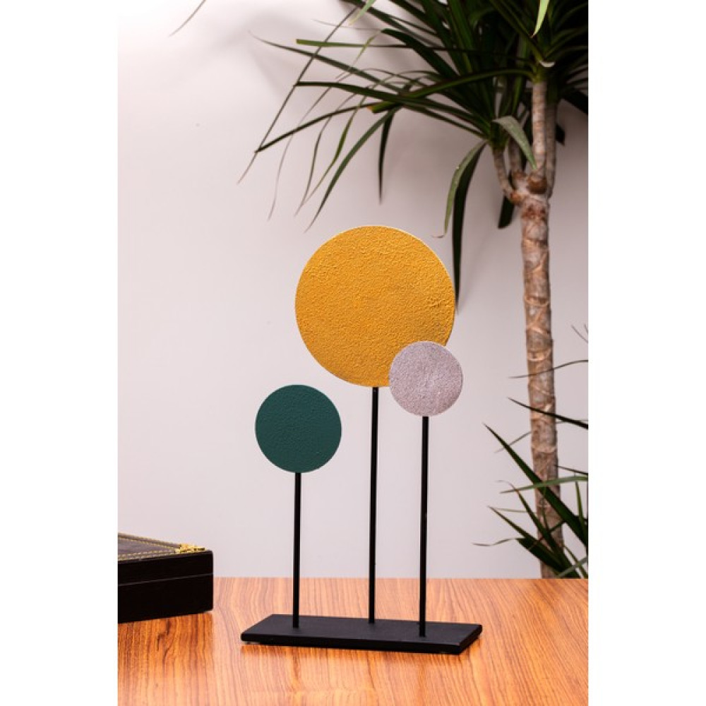 Muyika Design Muyika Metal Masa Üstü Dekoratif Obje&biblo 3lü Takım 1 Biblo Fiyatı