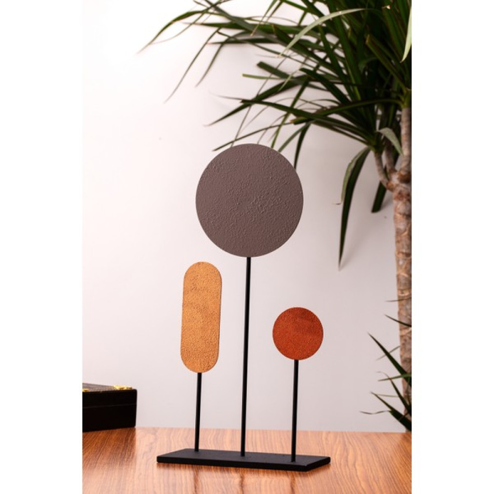 Muyika Design Muyika Metal Masa Üstü Dekoratif Obje&biblo 3lü Takım 3 Biblo Fiyatı