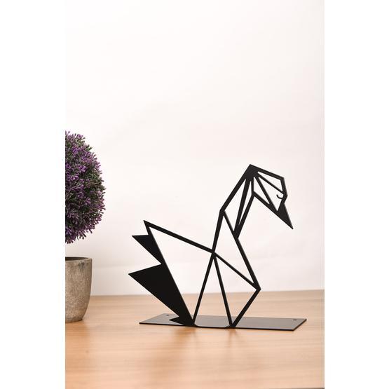 Muyika Metal Kuğu 20x15 cm Masa Üstü Biblo