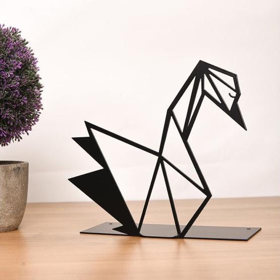 Muyika Metal Kuğu 20x15 cm Masa Üstü Biblo