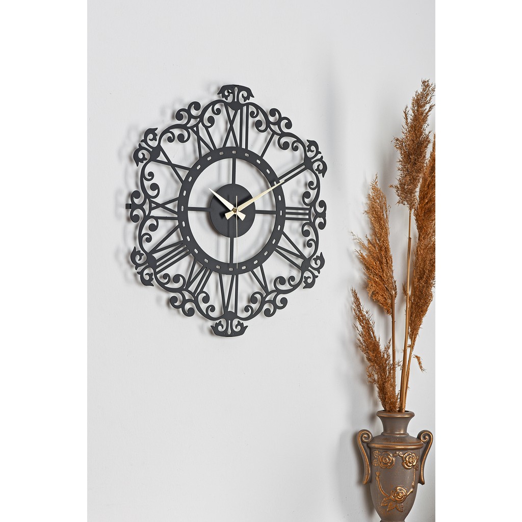 Muyika Modellato Metal Siyah Duvar Saati 41X41 Cm Sessiz Mekanizma Mds-41 - 40 x 40 cm SSD / Solid State Drive Fiyatı
