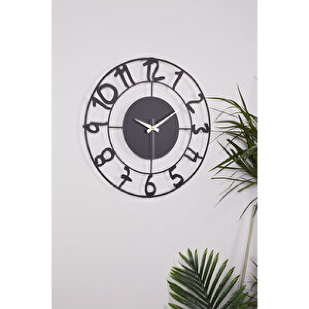 Muyika Muyi̇ka Menzo Metal 50x50cm Sessiz Mekanizmalı Dekoratif Duvar Saati Mds-50 Dekoratif Saat Fiyatı