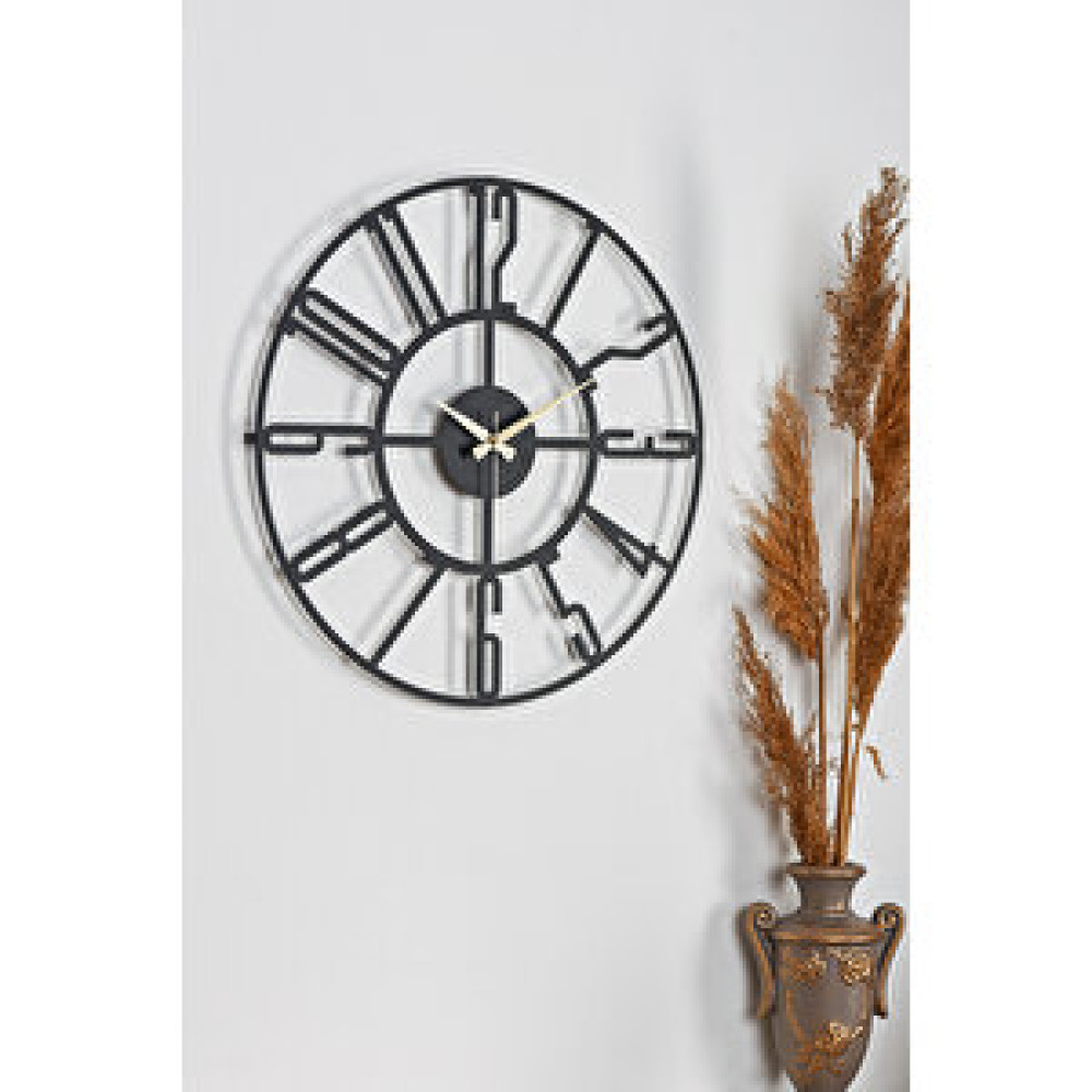 Muyika Muyi̇ka New Bunnela Yeni Koleksiyon Dekoratif Metal Siyah Duvar Saati Sessiz Mekanizma 41x41cm Mds-41 Dekoratif Saat Fiyatı