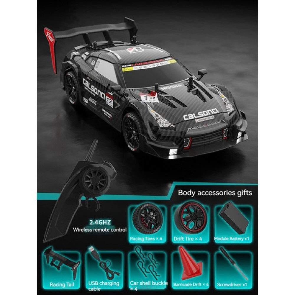Muzi Çocuklar Rc Araba 4WD Rc Profesyonel Yüksek Hızlı Drift Yarışı (Yurt Dışından) - Siyah RC Araçlar ve Aksesuarları Fiyatı