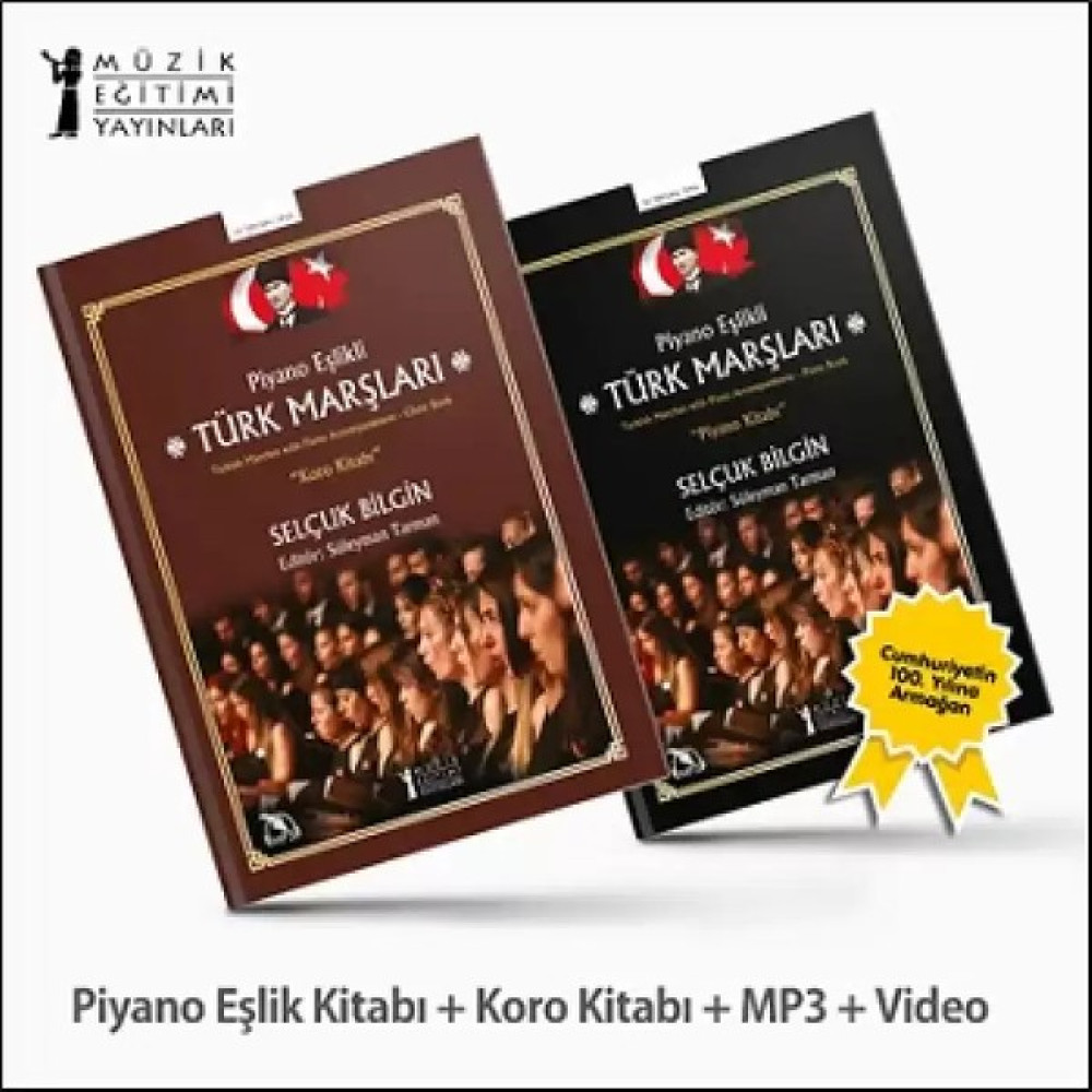 Müzik Eğitimi Yayınları Piyano Eşlikli Türk Marşları- Selçuk Bilgin Kitaplar Fiyatı