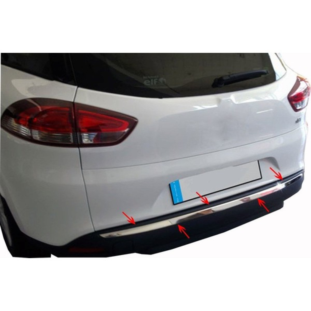 Mv Wooden Gift Renault Clio 4 Sport Tourer Krom Arka Tampon Çıtası 2012 ve Sonrası Oto Dış Aksesuar & Yedek Parça Fiyatı