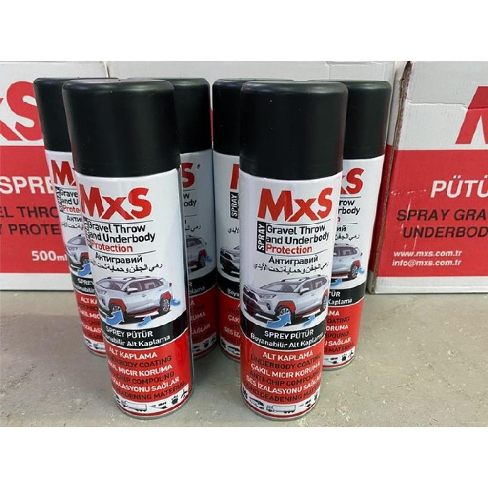Mxs Pütür Sprey Siyah 500 ml Boya Malzemeleri Fiyatı