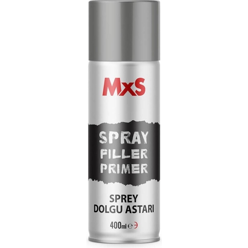 Mxs Sprey Dolgu Astar Gri 400ML Yüksek Kapatıcılık ve Kolay Uygulama Özellikli Diğer Fiyatı