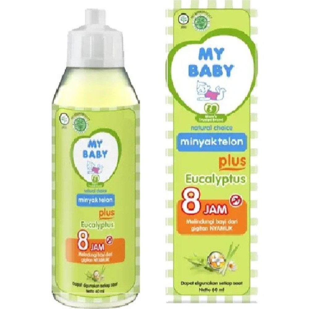 My Baby Minyak Telon Plus Eucalyptus 60 ml Bitkisel Yağlar Fiyatı