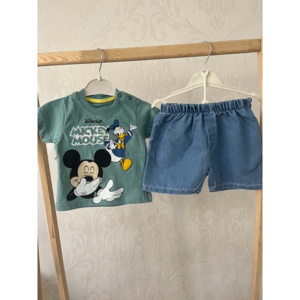 ‎My Baby Teddy Erkek Çocuk Kot Şort Takım Erkek Çocuk Giyim Takımı Fiyatı