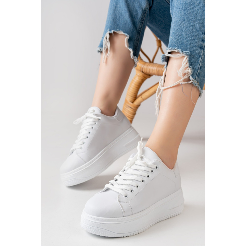 MY BAYAN SHOES Kadın Günlük Yüksek Taban Sneakers Spor Ayakkabı 40 Beden Spor Ayakkabı Fiyatı