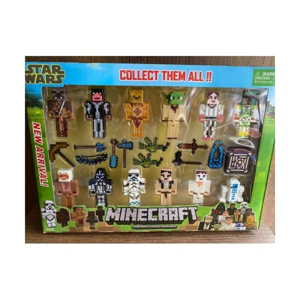 My Bebish Minecraft 23 Parça Aksesuarlı -Yeni Star Wars Serisi Oyuncak Minecraft Star Wars Figürleri Set Oto Boyaları Fiyatı