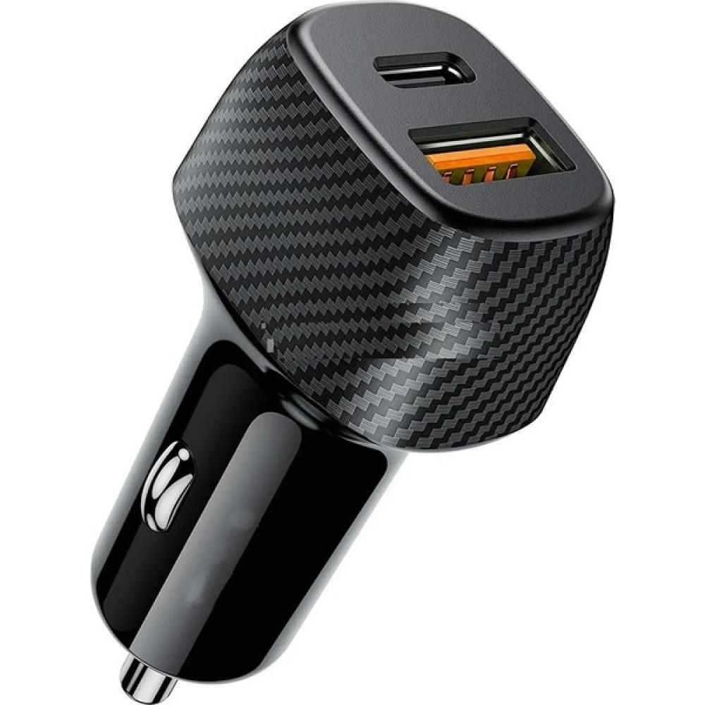 My Black 3.0 Qualcomm 2 USB Hızlı Araç Şarjı 38 Watt Hızlı Şarj USB Usb-C Girişli Çakmaklık Oto Şarj Başlığı Cep Telefonu Araç Kiti Fiyatı