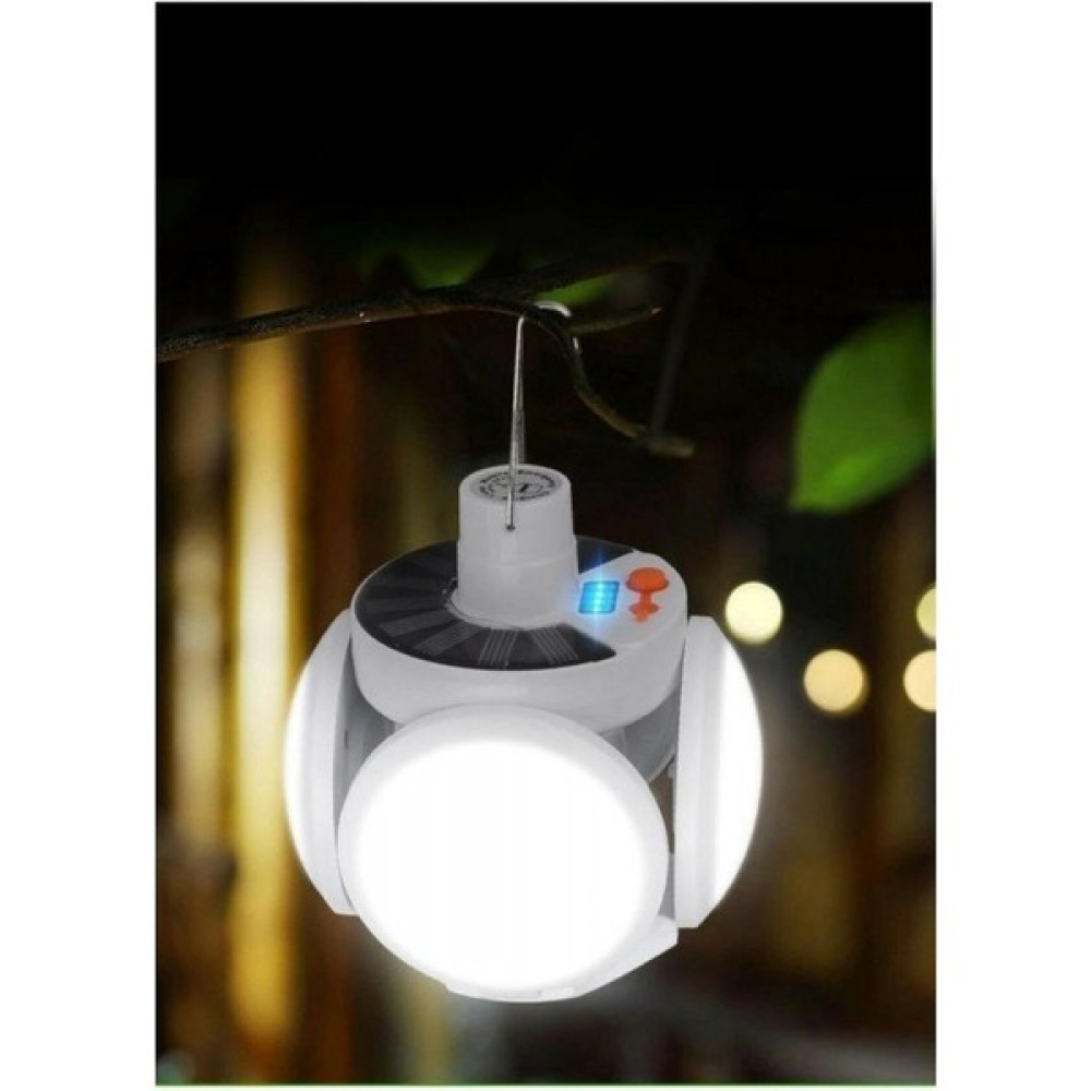 My Black Solar Güneş Enerji ve USB Sarjlı 5 Kanatlı Bahçe Aydınlatma LED Askılı Pratik Kamp Lambası Oto, Bahçe, Yapı Market Fiyatı