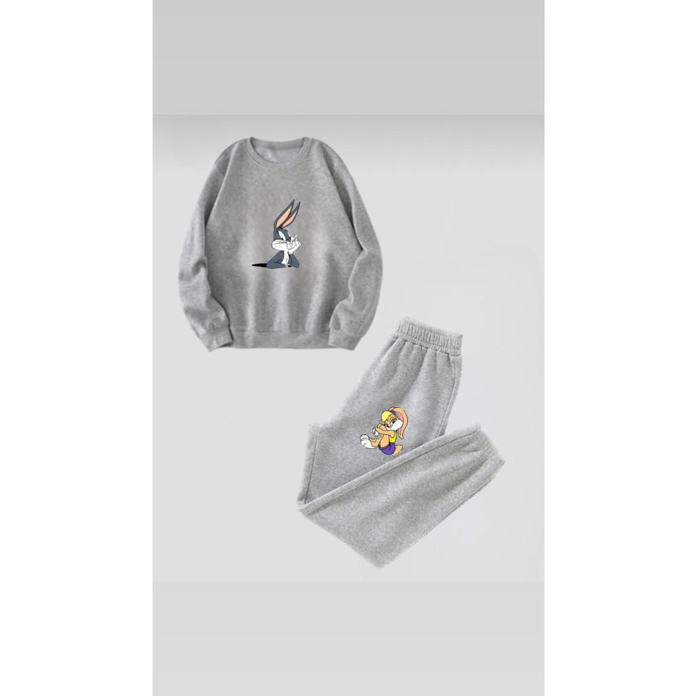 My Blog Çocuk Bugs-lola Bunny Baskılı Bisiklet Yaka Eşofman Takımı 13-15 Yaş Beden Kadın Eşofman Fiyatı