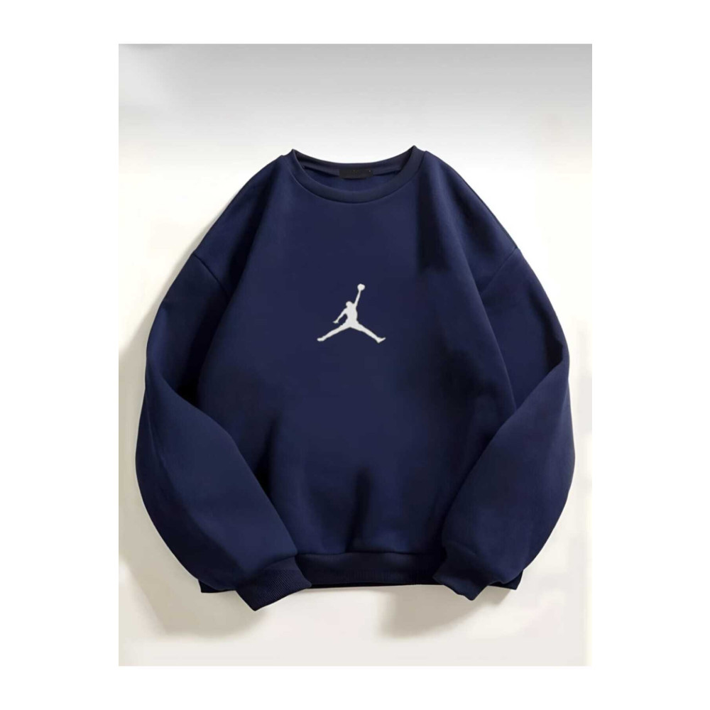 My Blog Lacivert Oversize Basketbol Baskılı Sweatshirt L Beden Bayan Sweatshirt Fiyatı