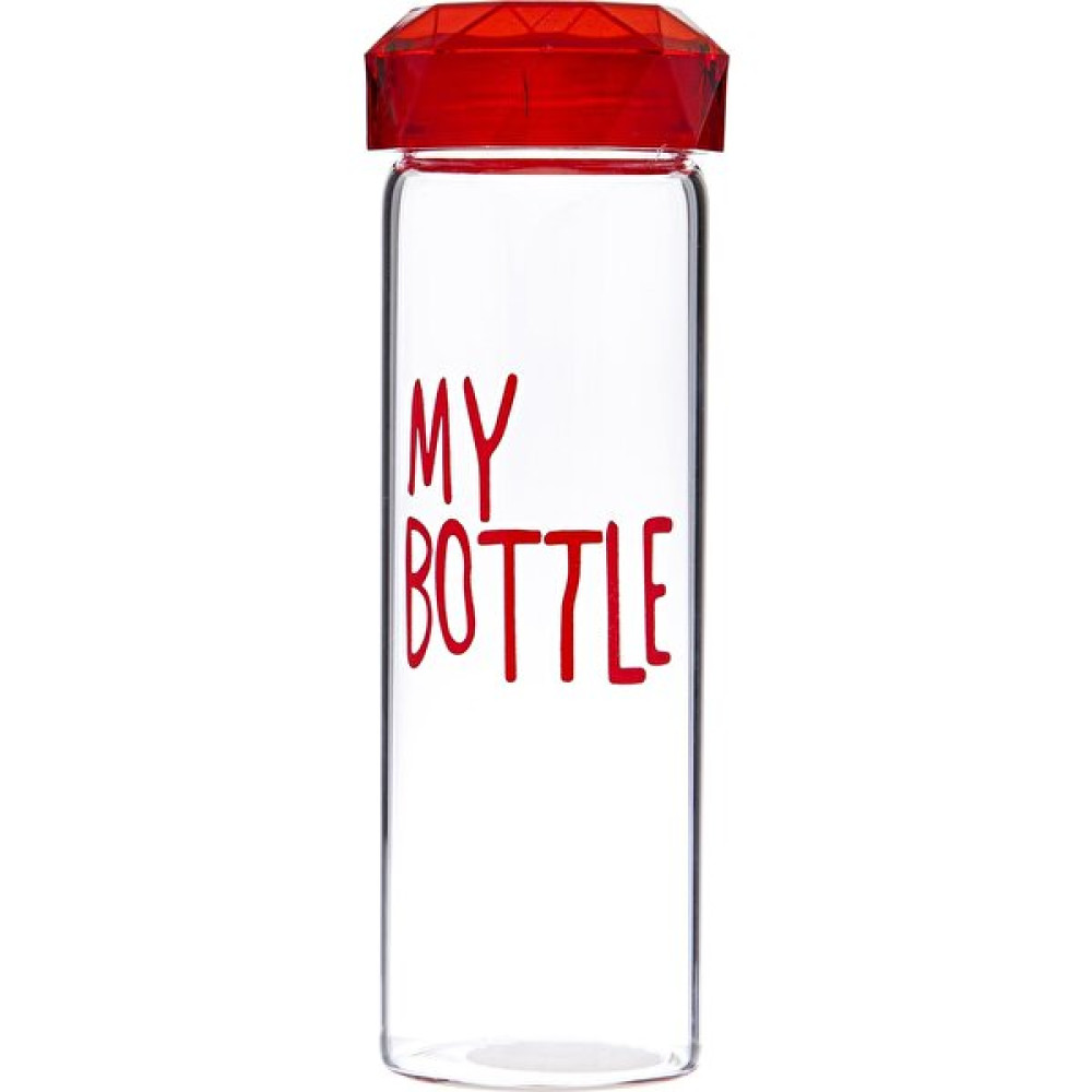 My Bottle Kristal Kapak Boroslikat Matara 550 ml Kırmızı Suluk Fiyatı