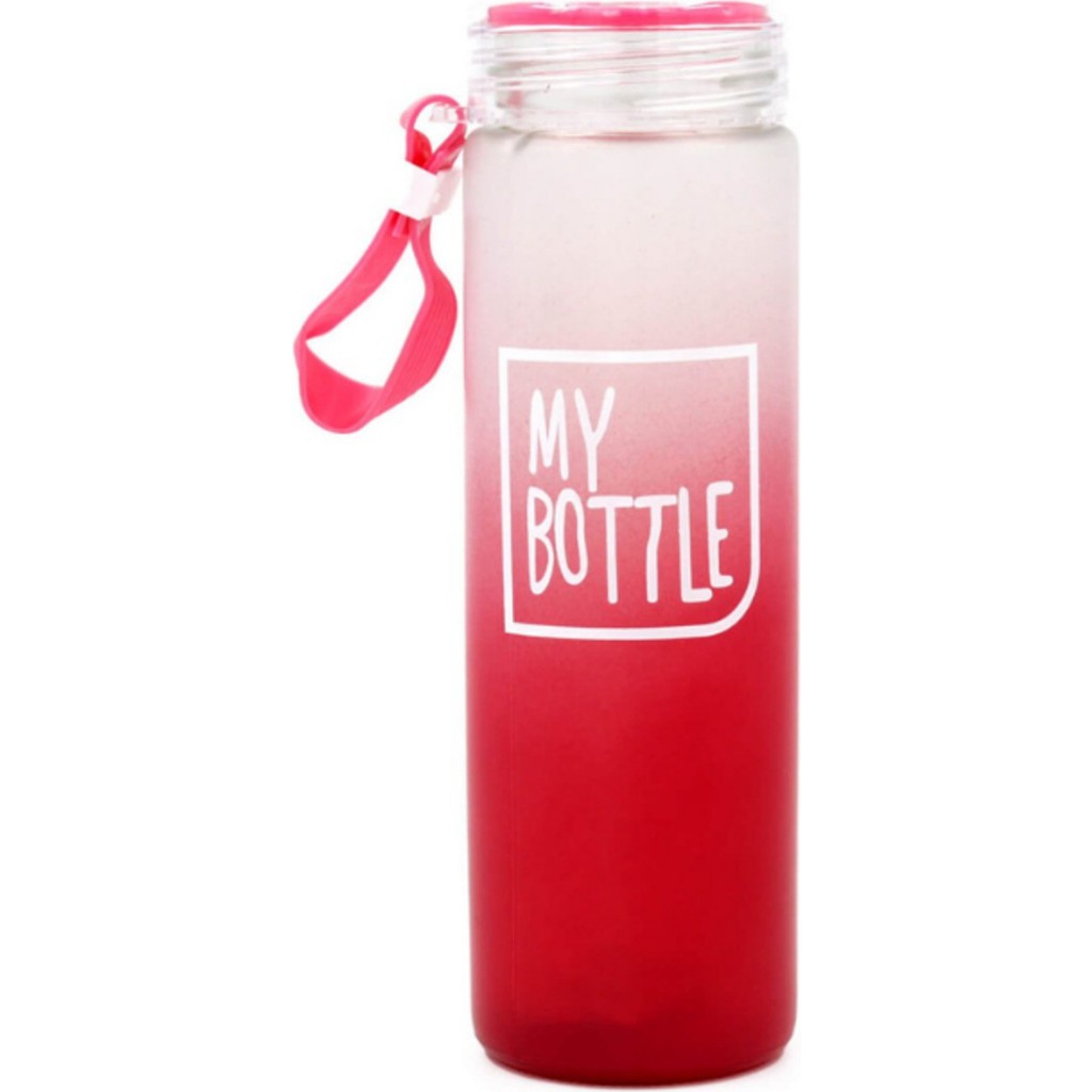 My Bottle Marka Cam Matara 420 ML - Renk Seçenekli - Pembe Suluk Fiyatı