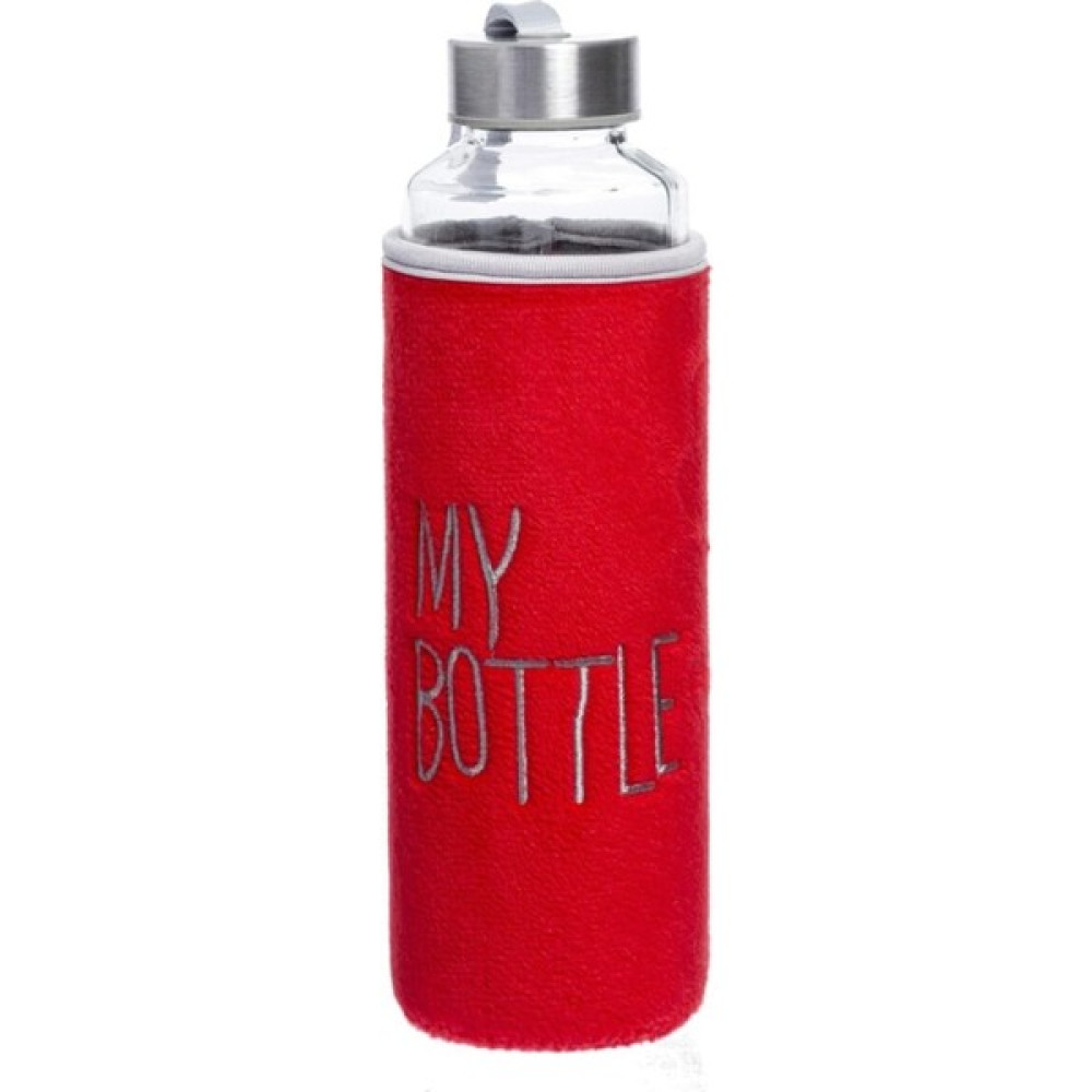 My Bottle Peluş Kılıflı Matara 470 ml Kırmızı Suluk Fiyatı