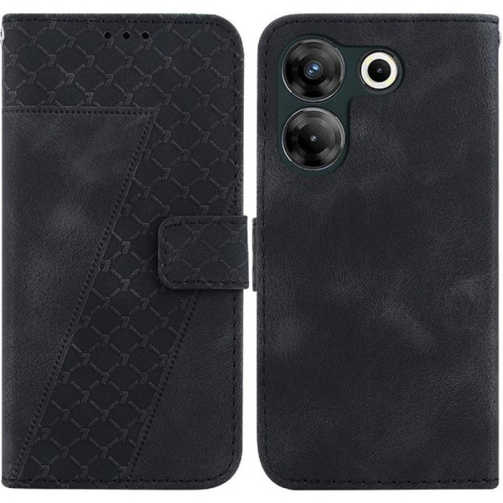 My Boutique Tecno Camon 20 Pro 5g Için Telefon Kılıfı Kart Yuvası Fonksiyonu Flip Folio Kapak (Yurt Dışından) - Siyah Cep Telefonu Kılıfı Fiyatı