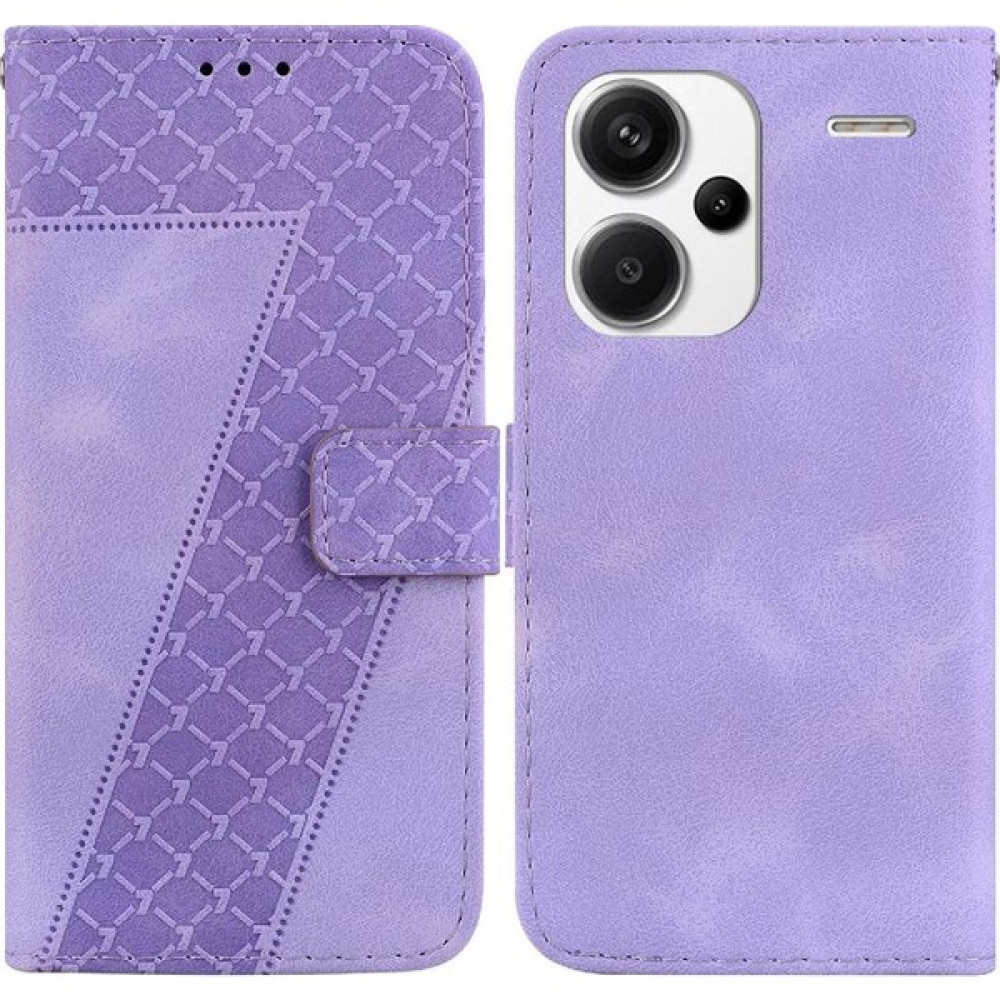 My Boutique Xiaomi Redmi Için Not 13 Pro Artı Flip Folio Kapak Cüzdan Kabartmalı Pu (Yurt Dışından) - Mor - 1 Cep Telefonu Kılıfı Fiyatı